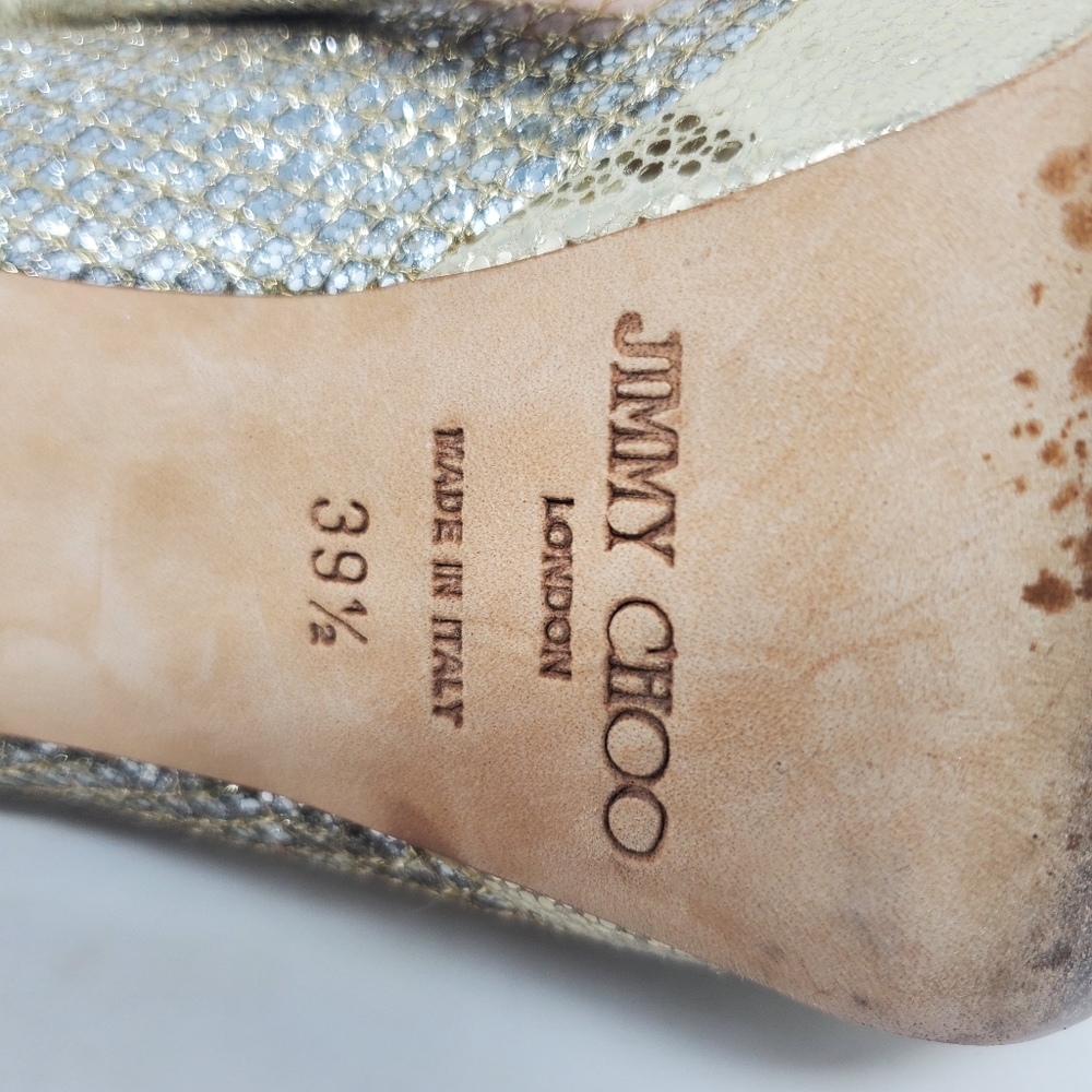 Jimmy Choo Champagne Pumps - Picture 6 of 9